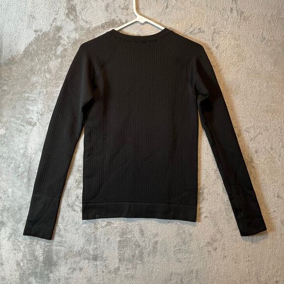 Lululemon Rest Less Pullover Texture Black Size 4 - Picture 5 of 7